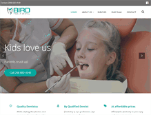 Tablet Screenshot of birdfamilydental.net